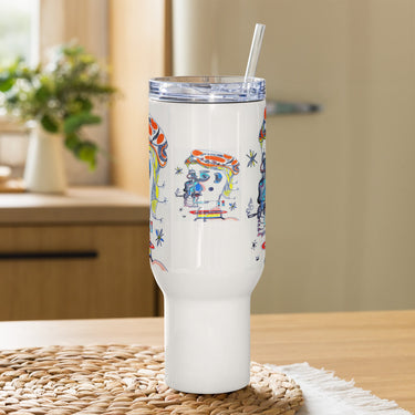 KW Gallery Brushstroke Travel Mug 36 - Winter Sunshine Marketplace